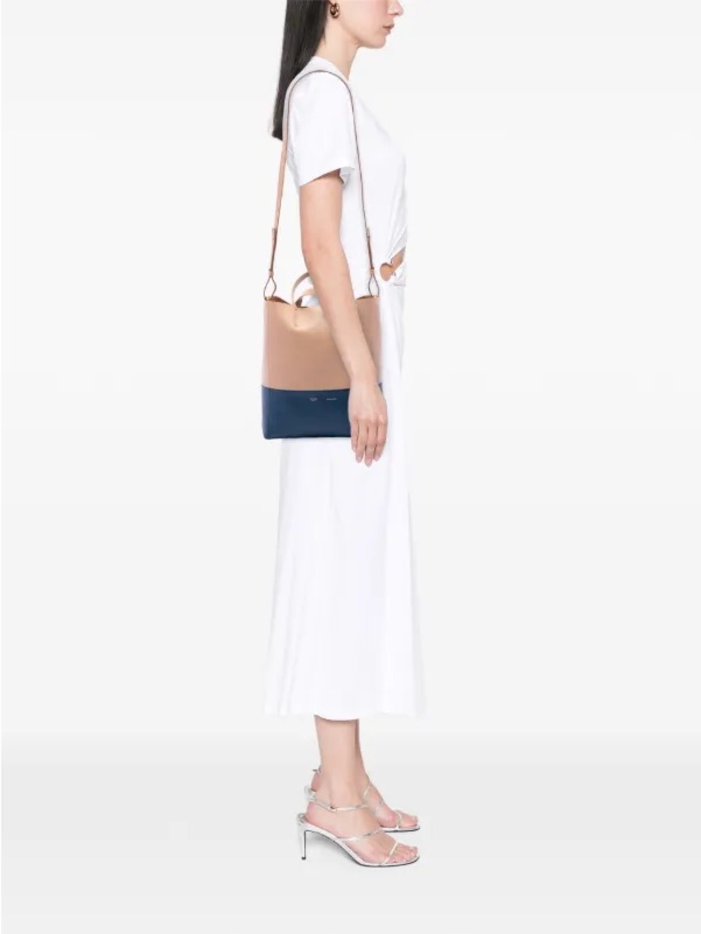 Celine Small Bicolor Cabas Tote